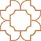 Ekena Millwork 83W x 83H x 14T Large Anderson Decorative Fretwork Wood Ceiling Panels, Cherry CELW83X83X0250ANDCH - alternate 7